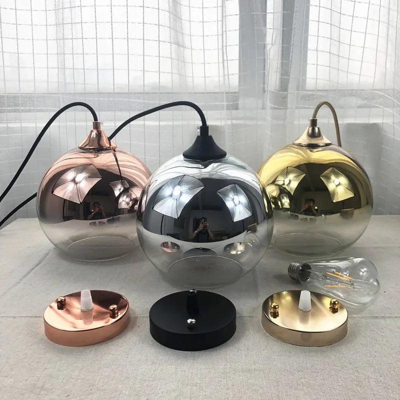 Nordic Glass Ball pendent light