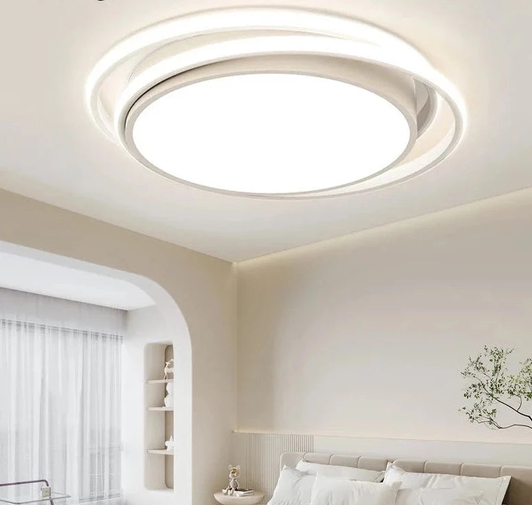 Double stack led flush mount lighting