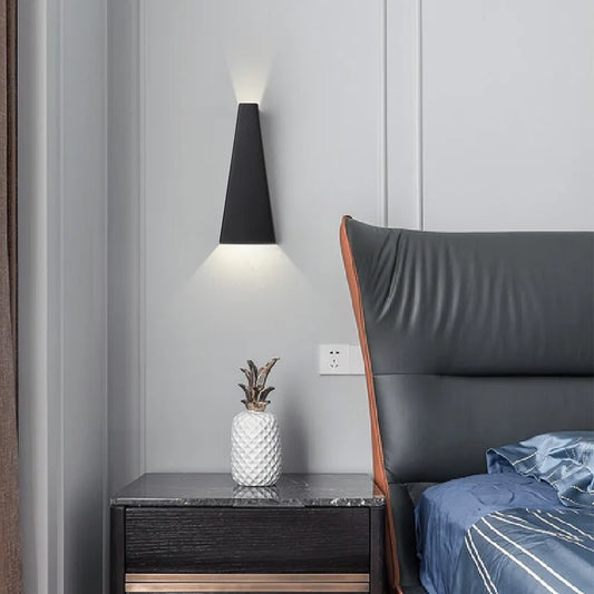 Aluminum sconce light