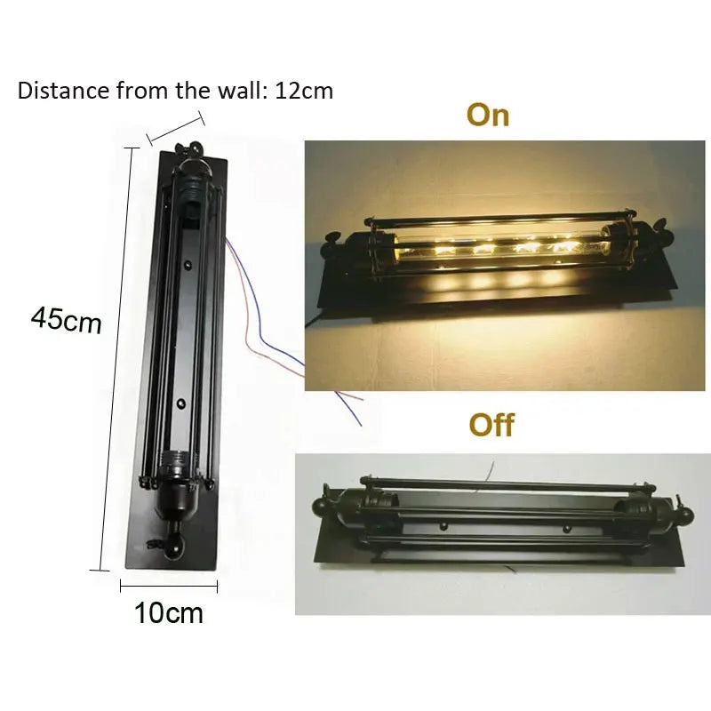 Led Vintage Retro Loft Sconce light