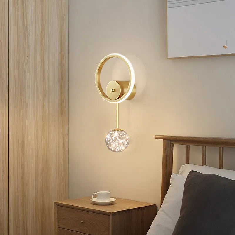 LED Bedside Reading Wall Lamp