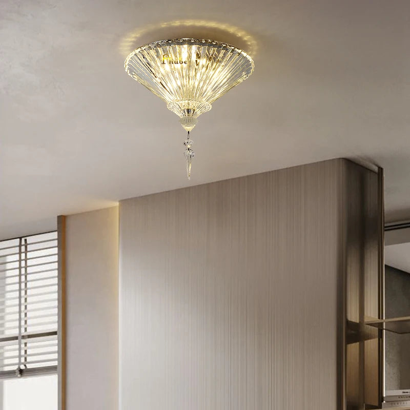 Fine tip Crystal Ceiling Light