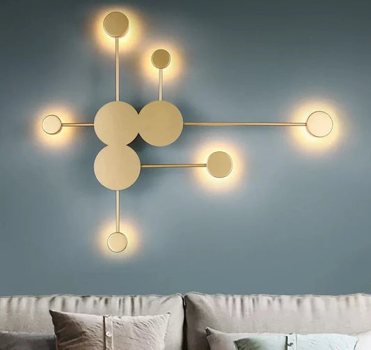 multiple Circle's sconce light