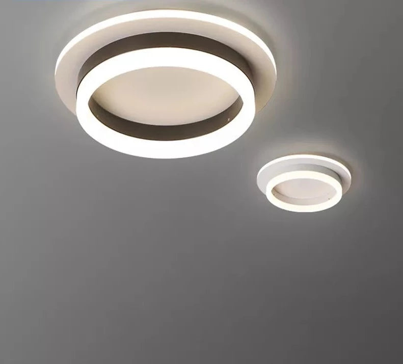 Luz LED de araña para pasillo, iluminación de techo acrílica montada en superficie, lámpara moderna de 20W, Lustres, Lampadario, AC85-260V