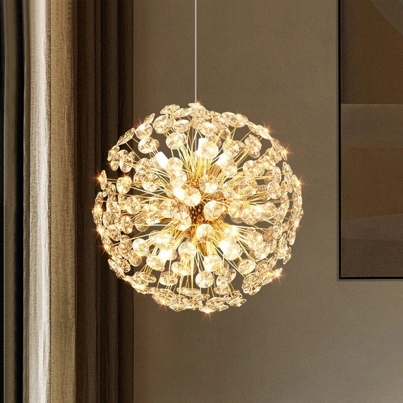 Crystal pendent light