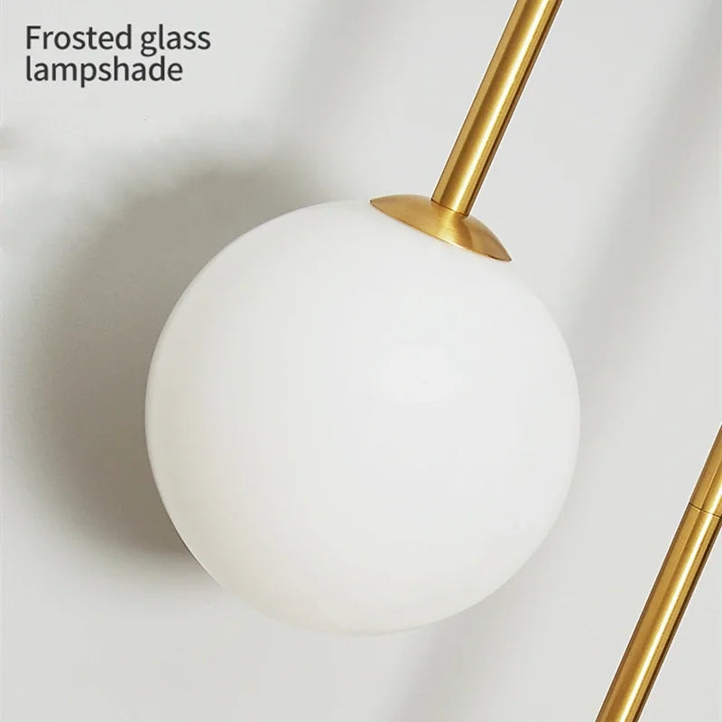 Nordic Led sconce Glass Ball Lampshade