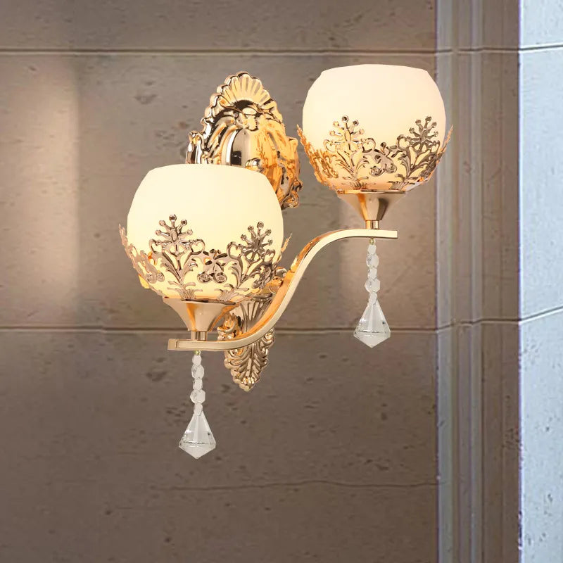 Gold Single And Double Head sconce light