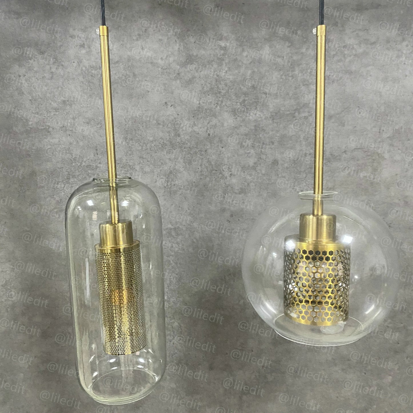 Lámparas colgantes con bolas de cristal modernas, iluminación nórdica para mesita de noche, cocina, comedor, iluminación colgante, diseño dorado