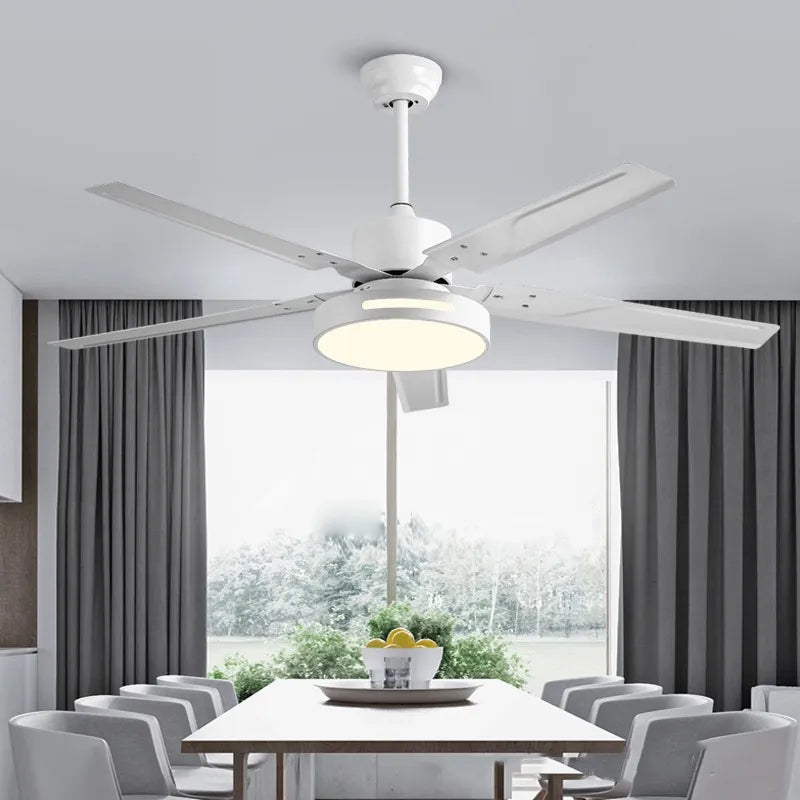 Nordic LED ceiling Fan/w light