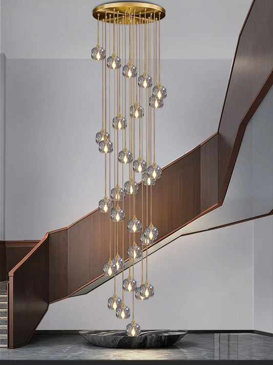 Villa LED Staircase Chandelier