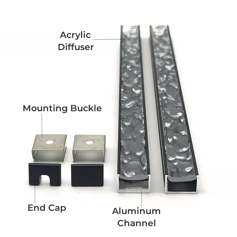 3D Water Ripple LED Aluminum recessed light