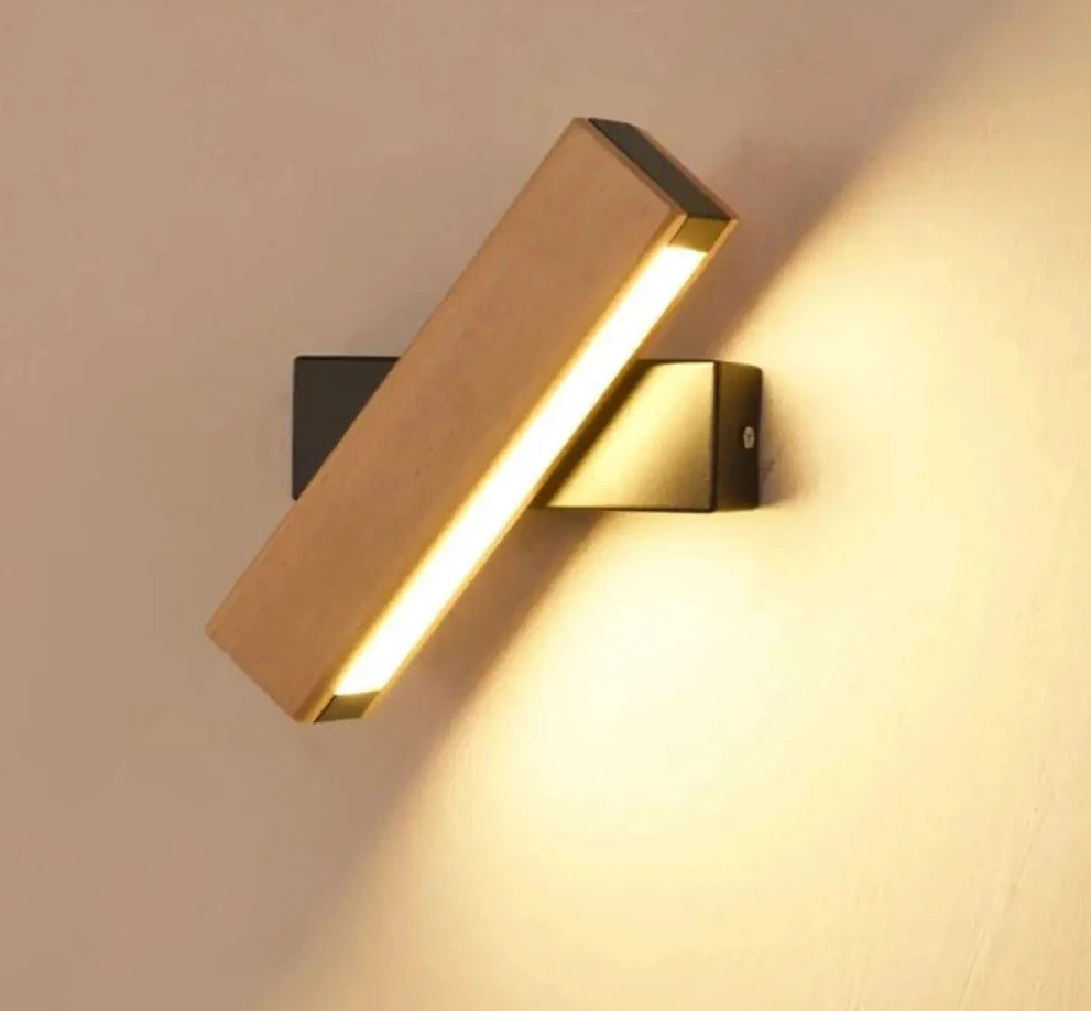 Nordic Wooden LED Adjustable sconce light