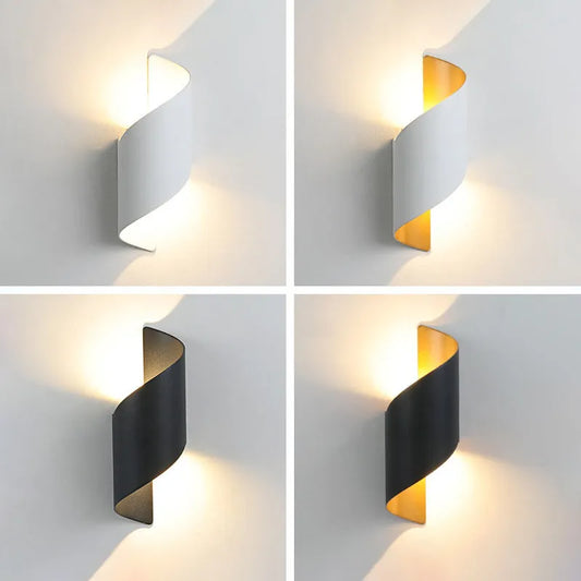 LED Modern Spiral Design Waterproof Lighting