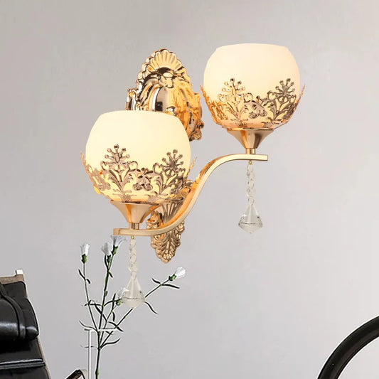 Gold Single And Double Head sconce light