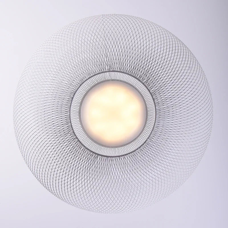 Dutch Designer NR2 Replica Iron Mesh Cage Chandelier