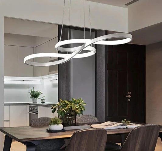 Nordic Led song note Chandelier