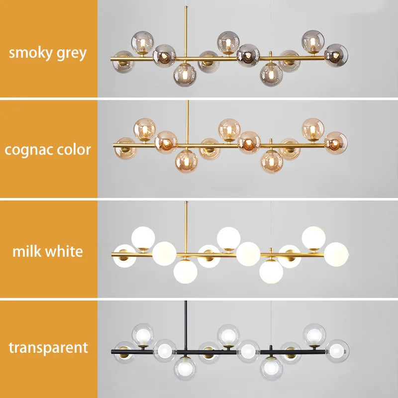 LED Multi-Glass spear pendent