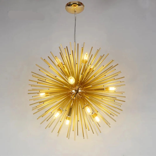 LED Aluminum Dandelion Chandelier Light