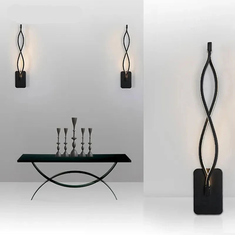 Lusterless Background LED Sconce Light