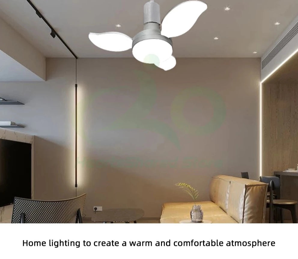 LED Five-leaf Folding 360 Degree light bulb's