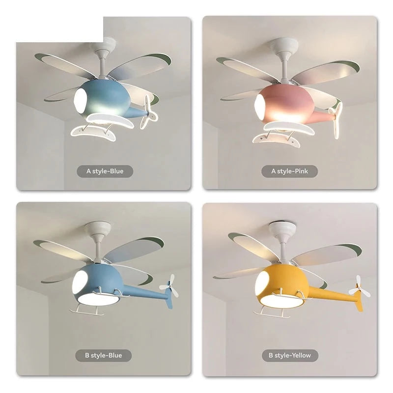 Helicopter Remote control Children Ceiling Fan