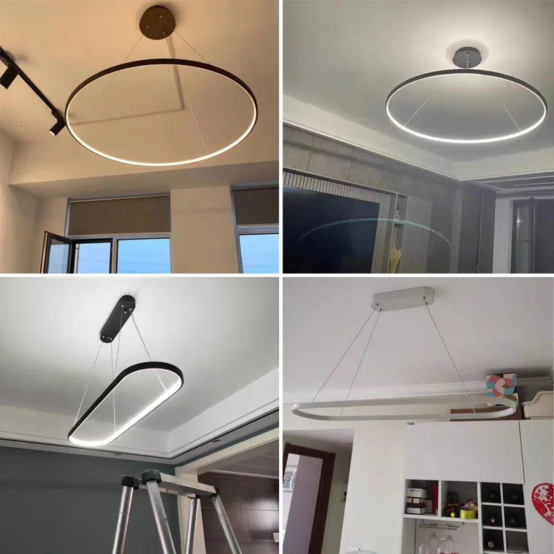 Modern Round Ring Led Pendant Light