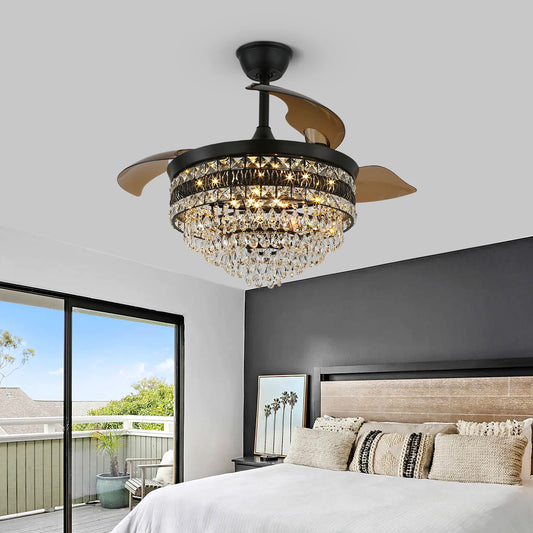 Smart Ceiling Fan APP RC Adjustable 6 Level Speed