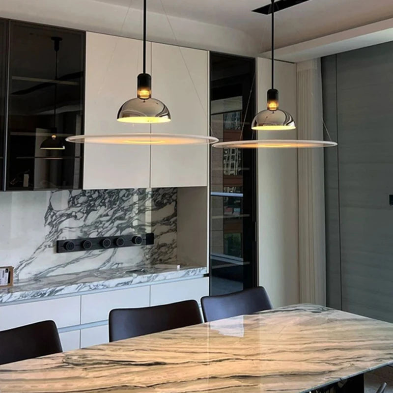 Danish flying saucer pendent light