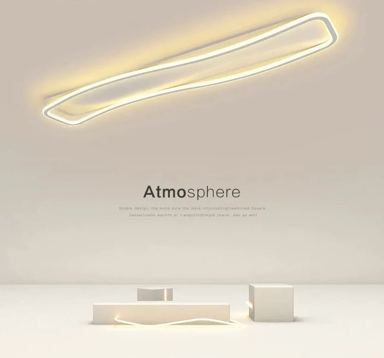 LED Wave flush mount light