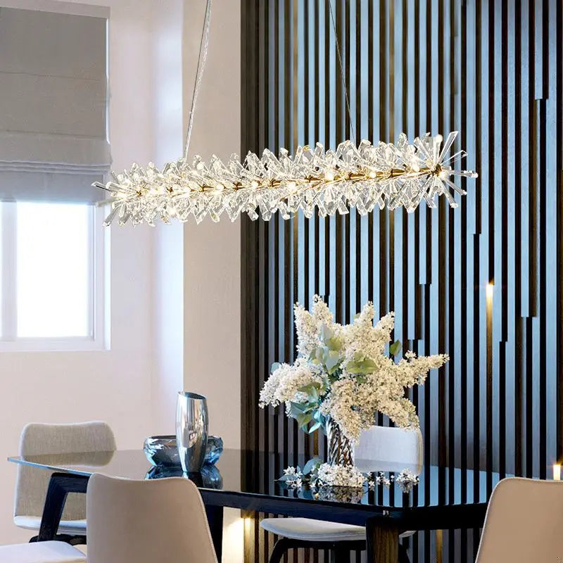 Nordic Flower Crystal Chandelier