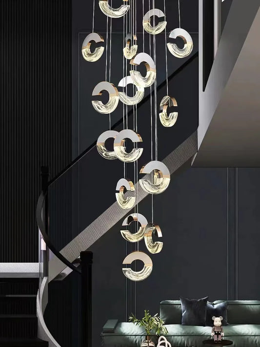 Crystal Staircase Ceiling light