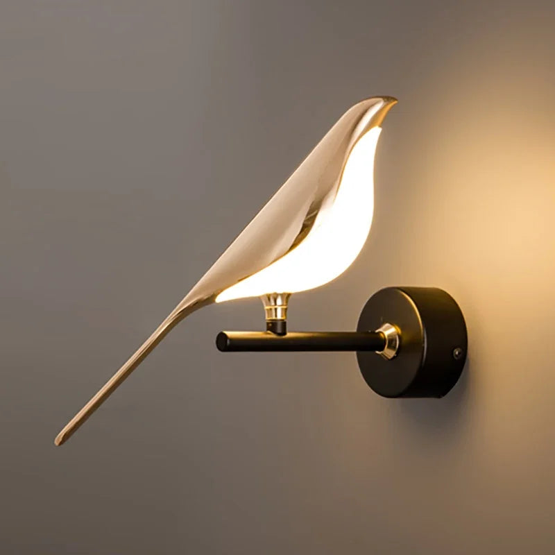 Remote control Led Bird sconce Light