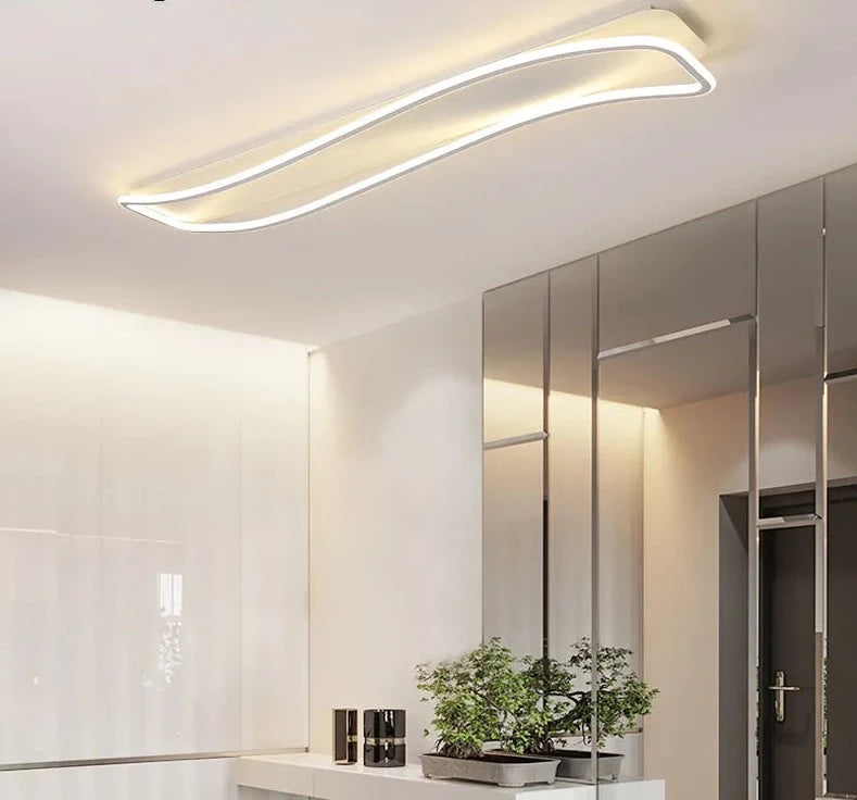 LED Wave flush mount light