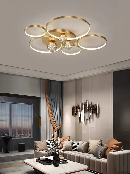 Nordic Rings Gypsophila LED Ceiling Light