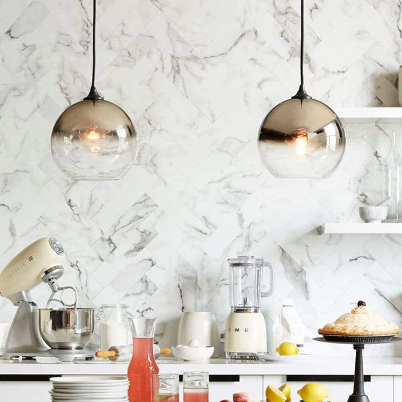 Nordic Glass Ball pendent light