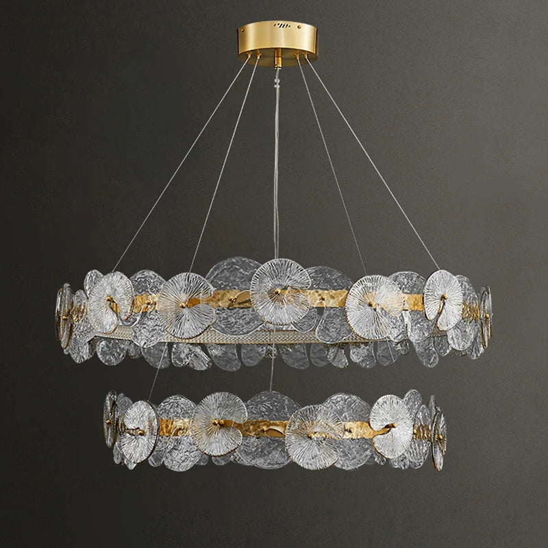 LED Lotus Leaf Decor chandelier Lighting