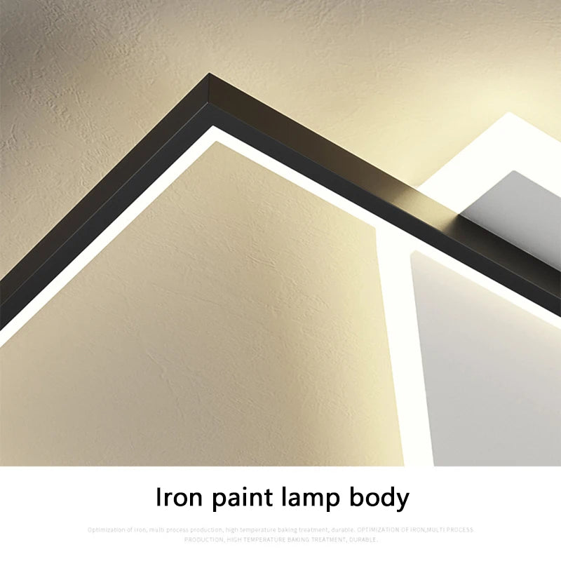 LED modern square Lotus ceiling light