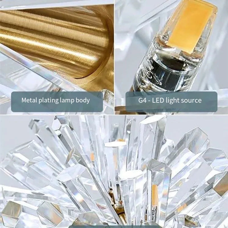 Nordic Flower Crystal Chandelier