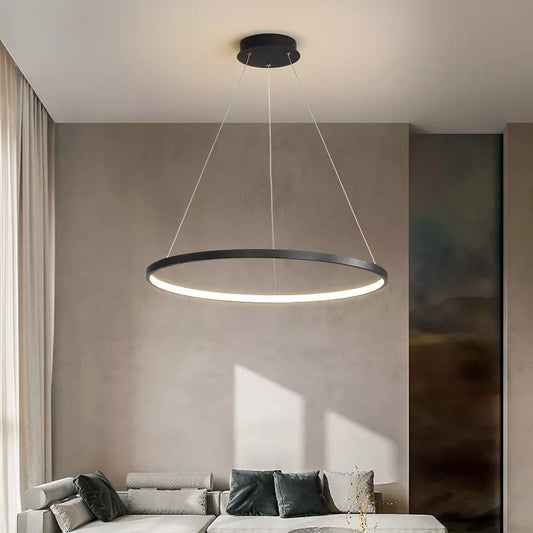 Modern Round Ring Led Pendant Light
