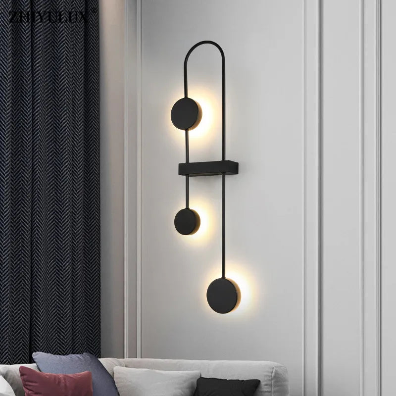 multiple Circle's sconce light