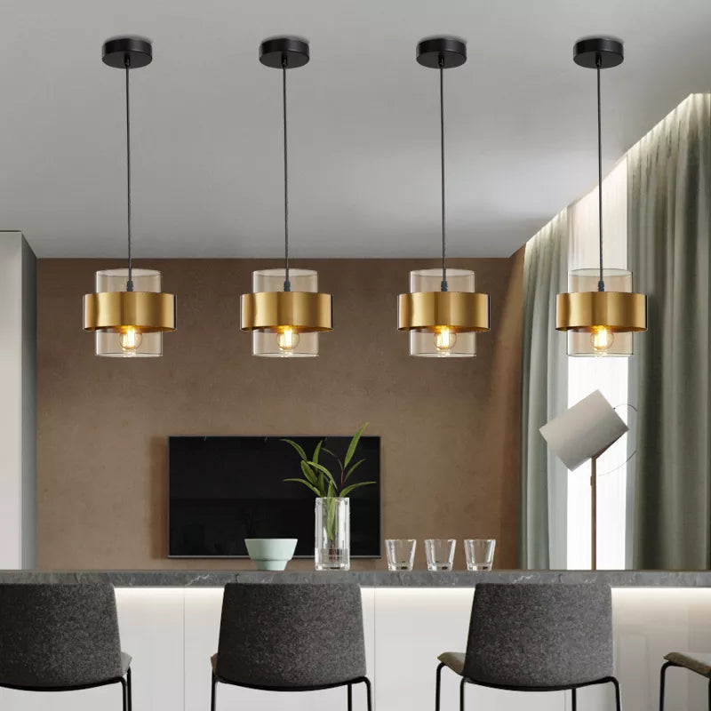 Nordic modern Golden Aisle pendent light