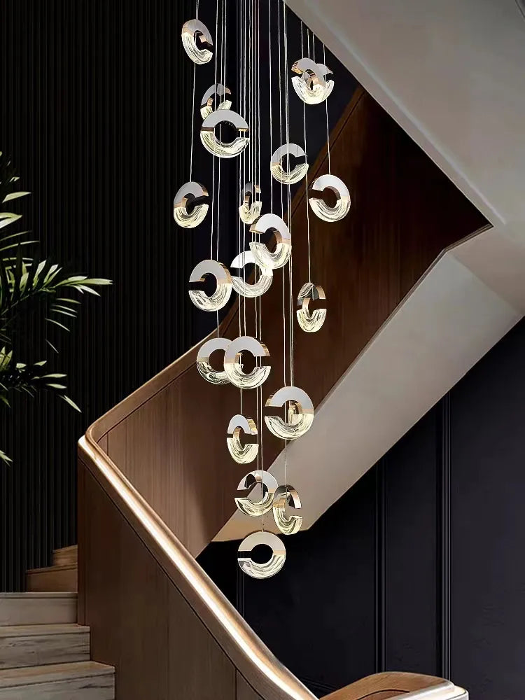 Crystal Staircase Ceiling light