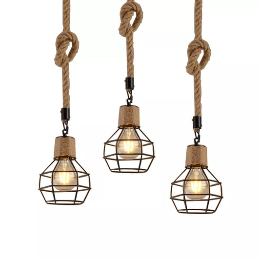 Hemp Rope Pendant Light