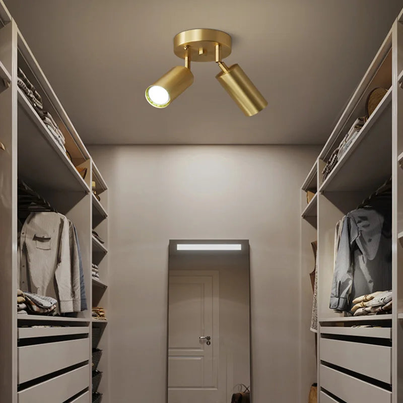 Golden Adjustable Lampshades