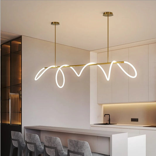 Long hose Led ceiling chandelier