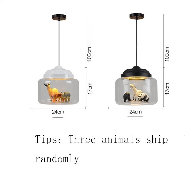 Nordic animal Pendant Lights