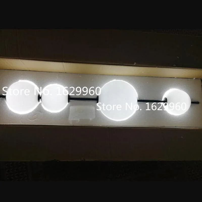 Lámparas colgantes LED modernas, accesorio de iluminación colgante para restaurante, luces colgantes de calabaza, cafetería, Bar, dormitorio, cocina, comedor, decoración de vidrio