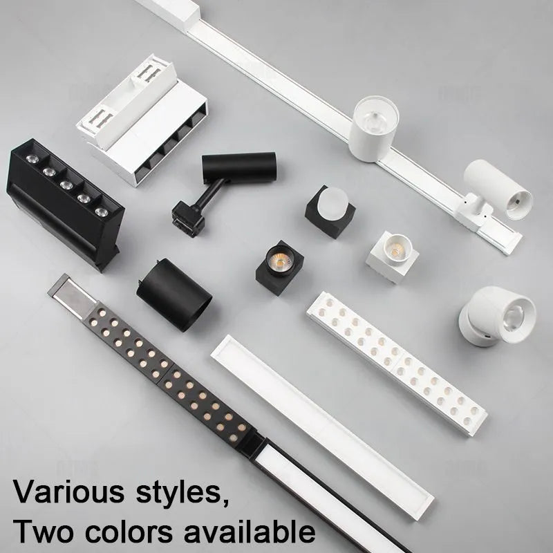 Slim Magnetic Track Light System