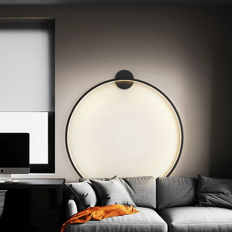 Aluminum Circle sconce light