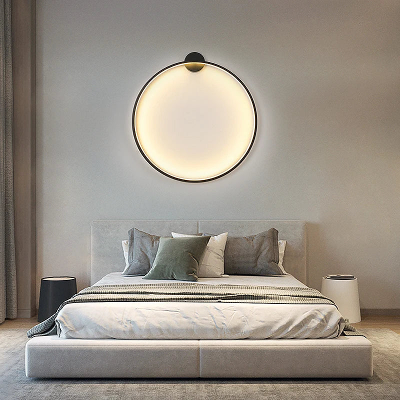 Aluminum Circle sconce light